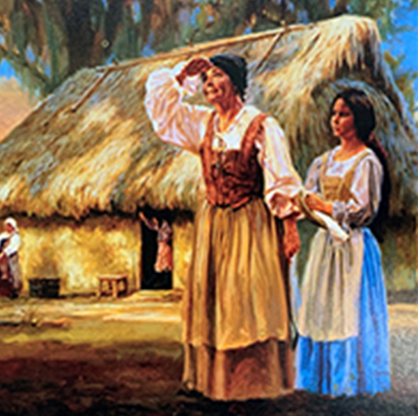 Spanish Women at Mission San Luis